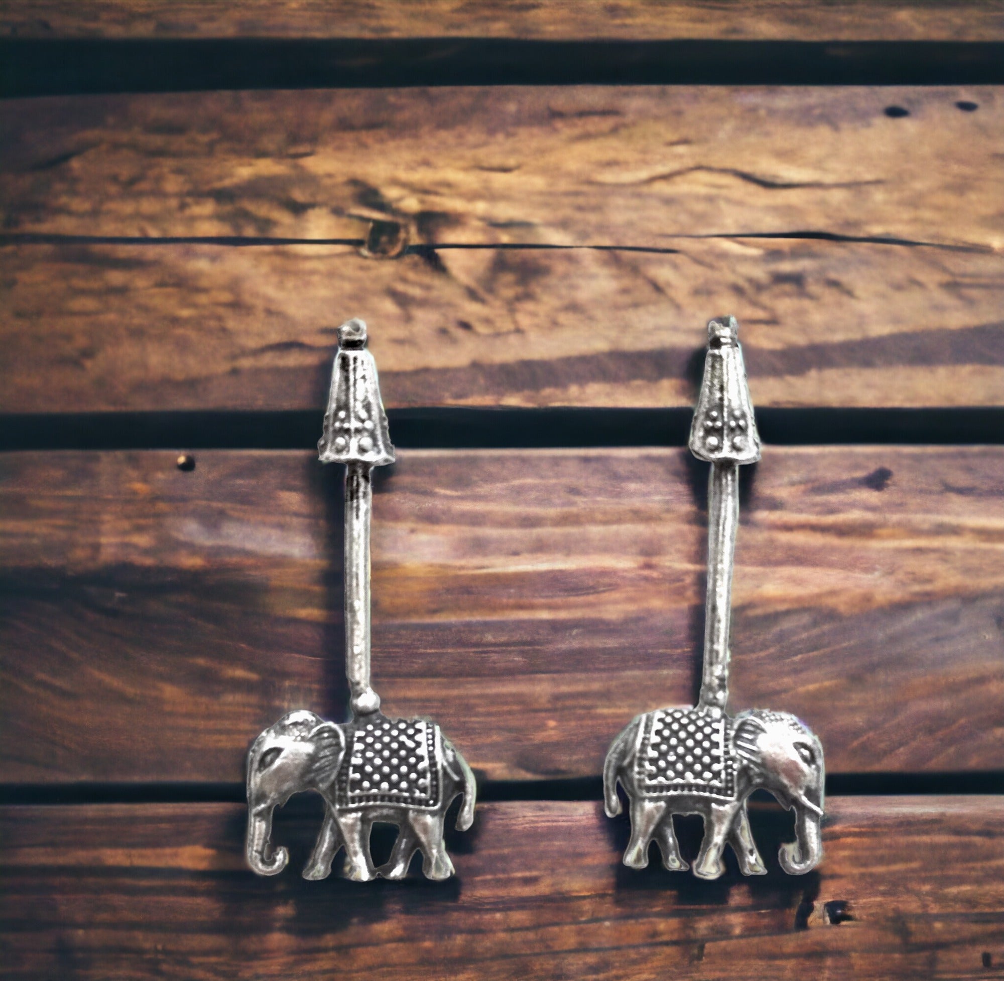 Elephant and Arrow Earrings