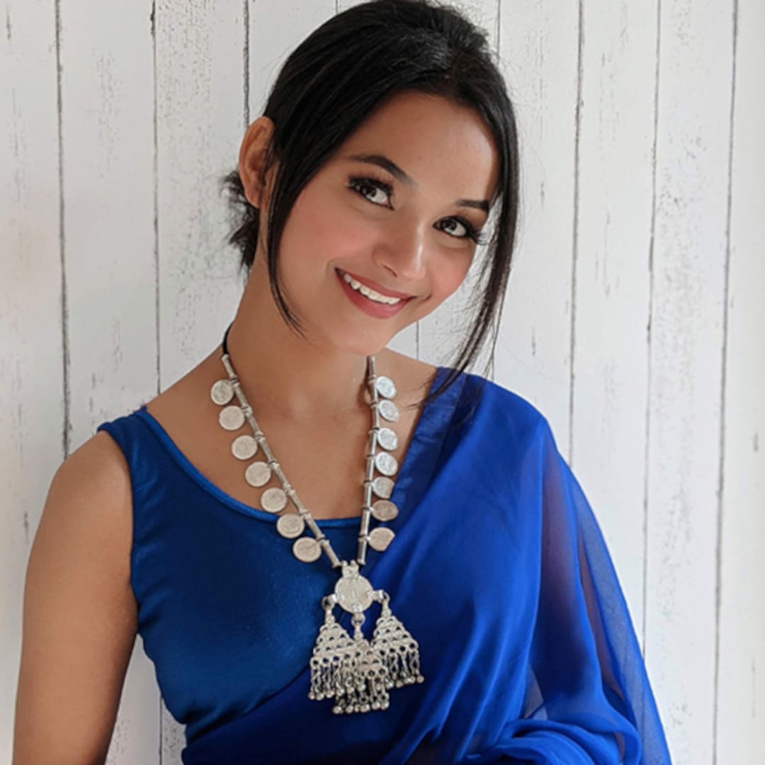 Vrushi Long Coin Necklace