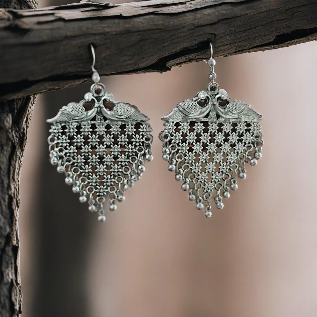 Mayur Jaal Earrings