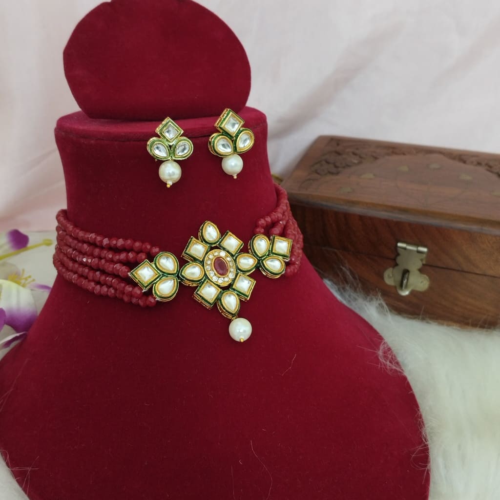 Edhitha Kundan Choker Set