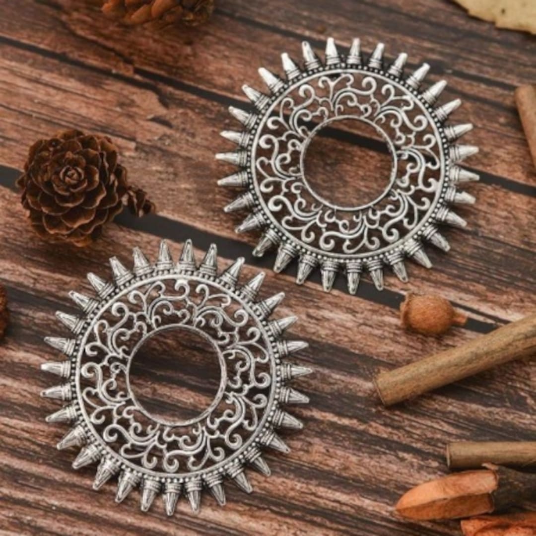 Oversized Sun Stud Earrings
