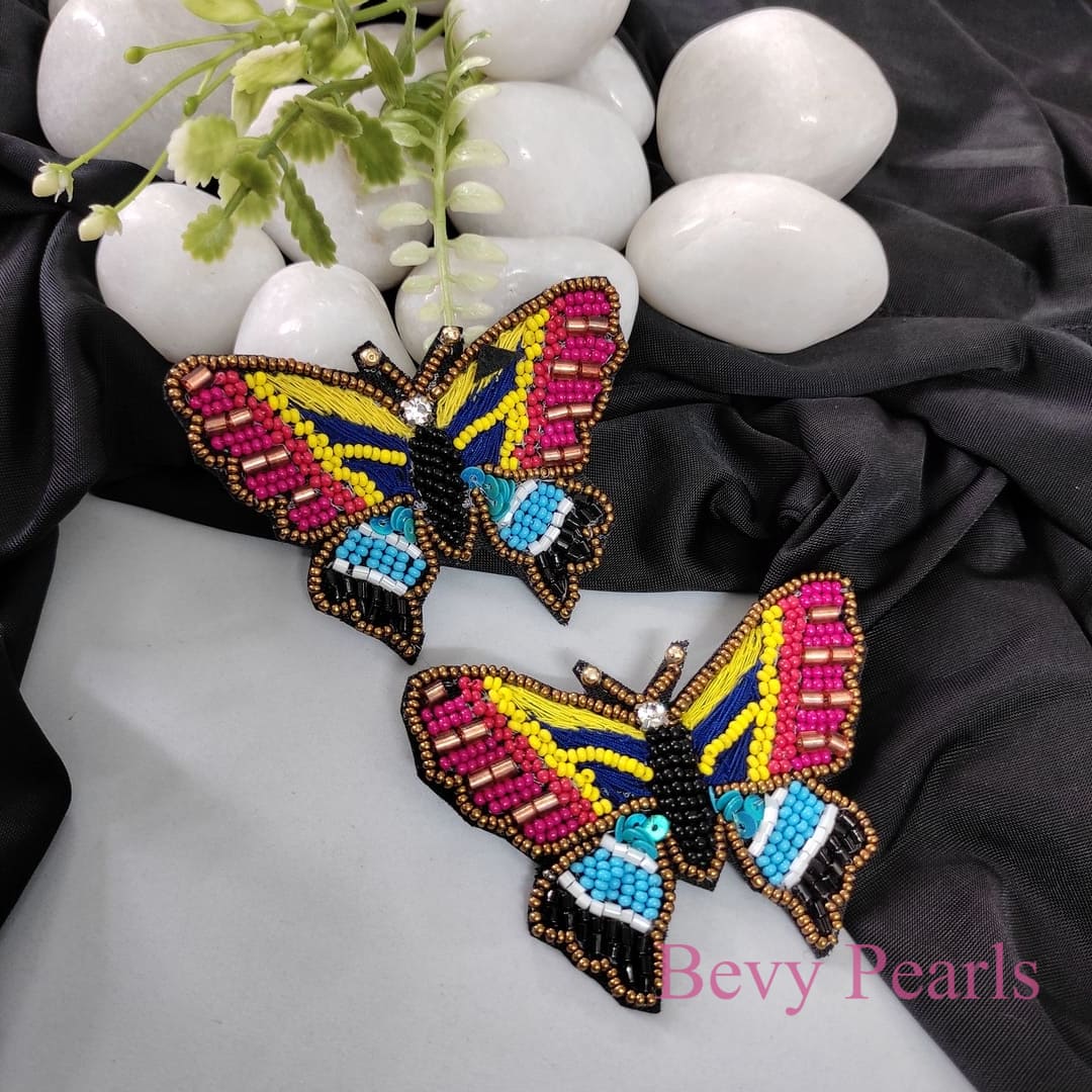 Multicolor Butterfly Earrings