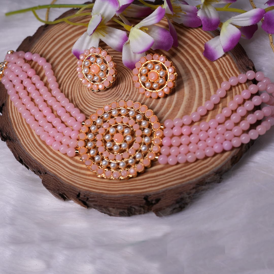 Aarushi Blush Pink Necklace