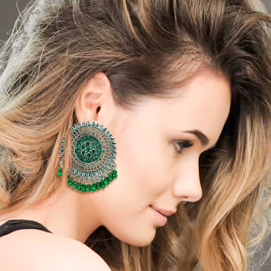 Nargis Big Stud Earrings