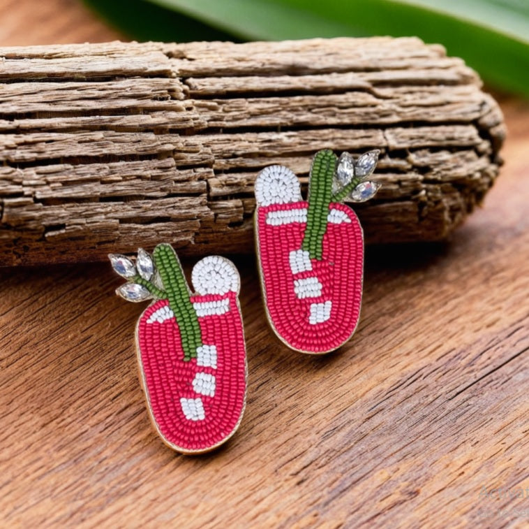 Red Juice Earrings