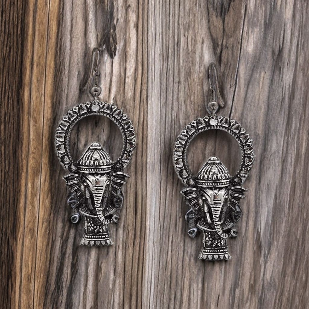 Ganesha Hook Earrings