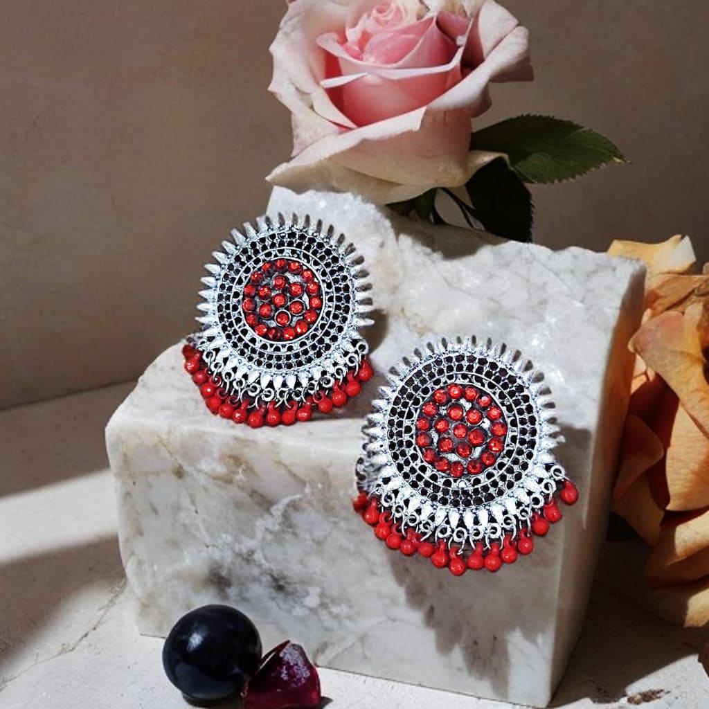 Nargis Big Stud Earrings