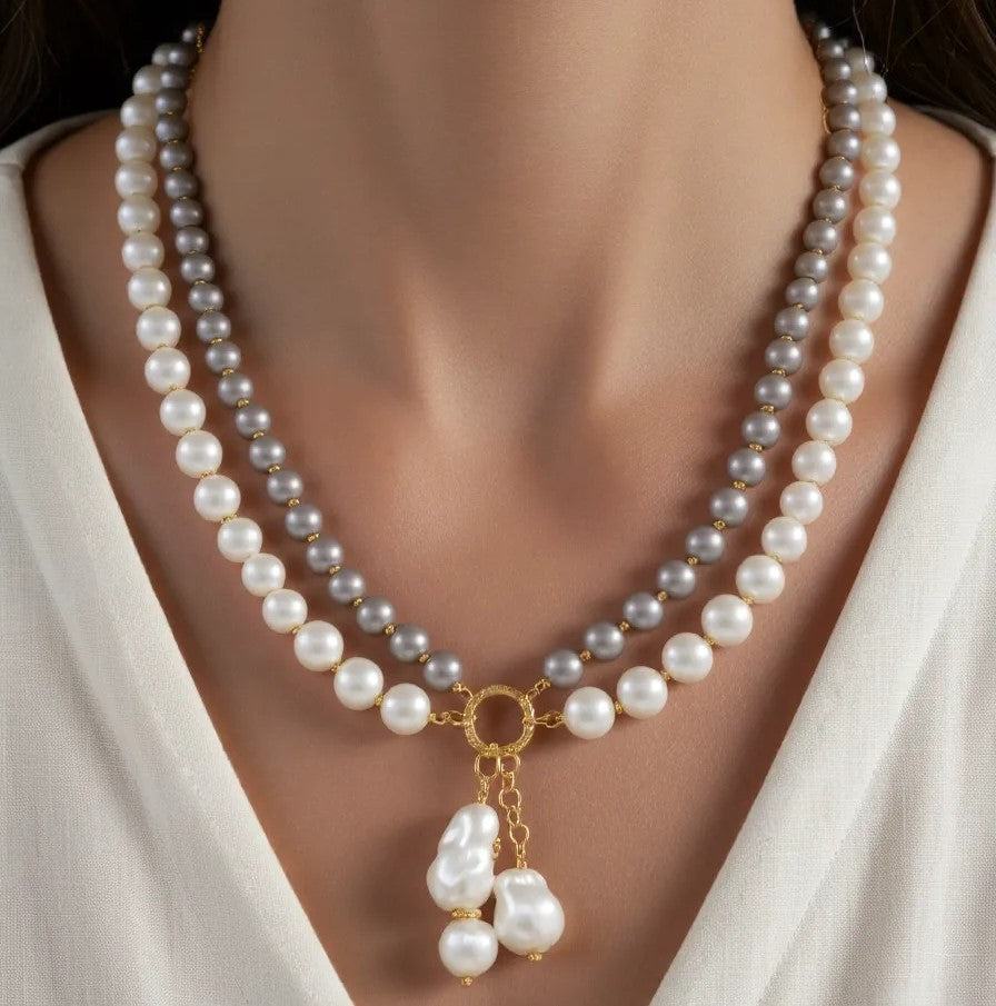 Naisha Double Layer Necklace
