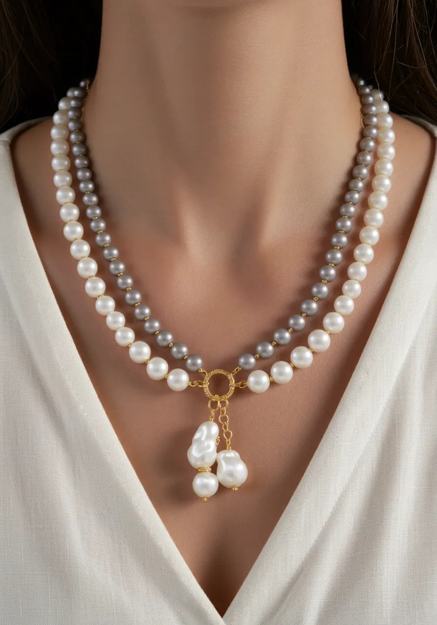 Naisha Double Layer Necklace