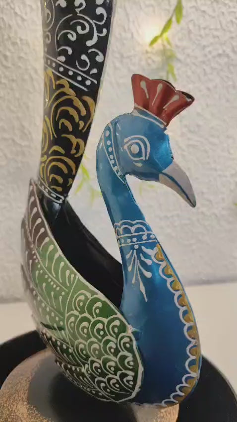 Peacock flower Pot Stand