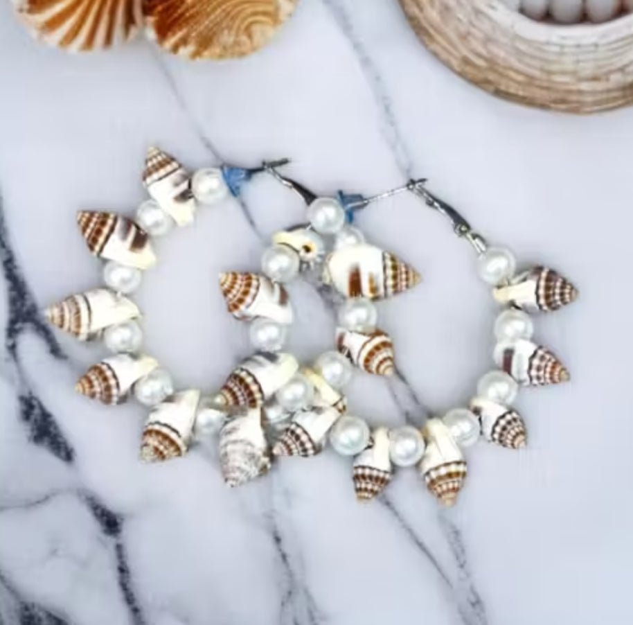 Evie hoop earrings