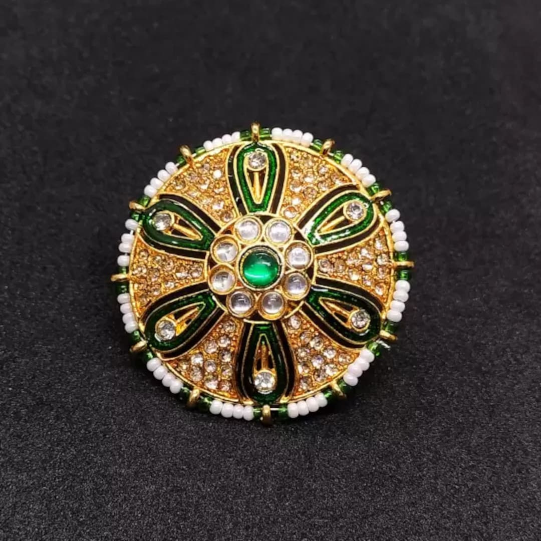 Handicraft Meenakari Ring – Sonkhiya Jewellers